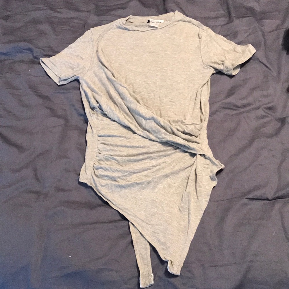 grey womens body suit